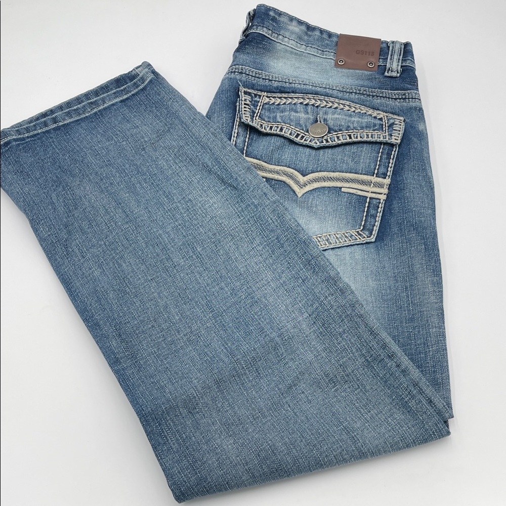 Gramercy Slim Fit GS115 Men's Blue Jeans Size 36/33